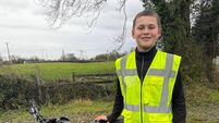 Joshua's 60km cycle raises more than €2,100 for charity