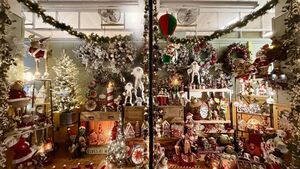 Christmas window display in County Roscommon store creates wow factor