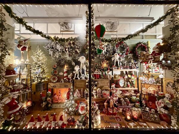 The beautiful window display is creating a wow factor locally.