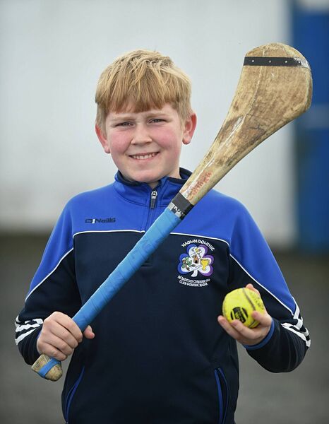 Coman Connaughton prepared for the action at last Sunday's Connacht Camogie Championship final between St. Dominic's and Killimor in Knockcroghery. Picture: Gerard O'Loughlin