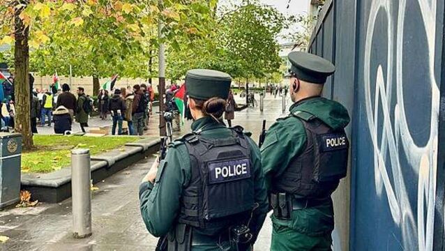 Palestine Action protests in NI conclude without police intervention