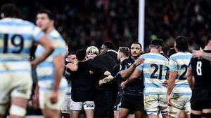 England flanker Tom Curry branded a ‘bully’ after tunnel bust-up with Argentina