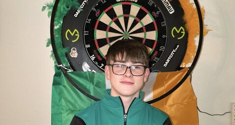 Roscommon student competes in international darts competition