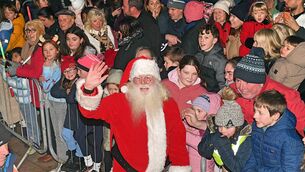 <p>Santa Claus visited Roscommon Town on Sunday last to switch on the town's Christmas lights. Pic: Gerard O'Loughlin</p> <p>Santa Claus visited Roscommon Town on Sunday last to switch on the town's Christmas lights. Pic: Gerard O'Loughlin</p>