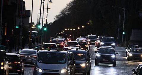 M50 traffic coming from Dublin Airport at a standstill due to taxi protest