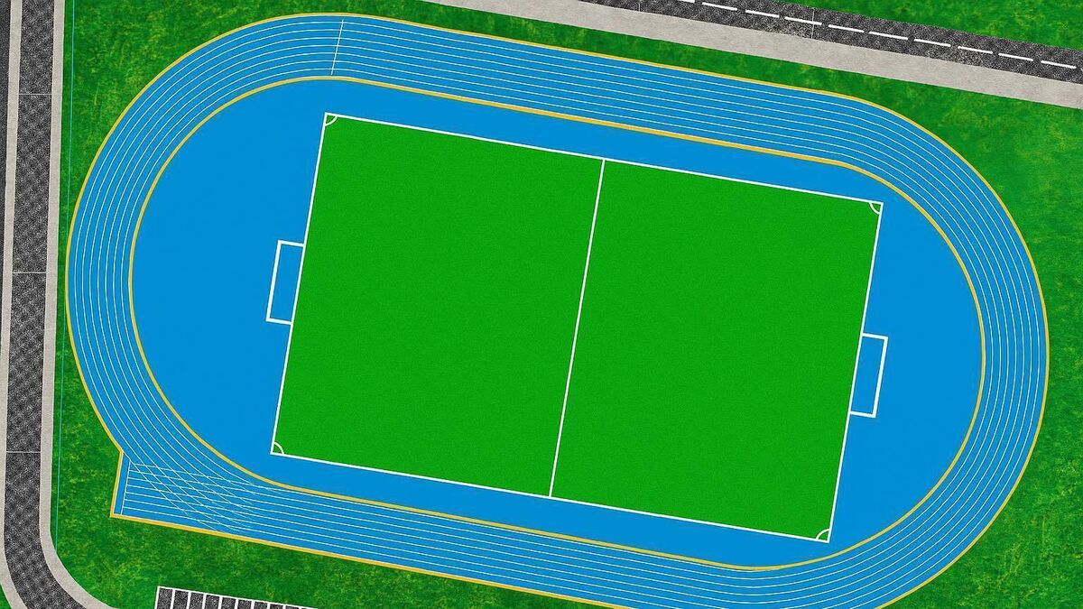 Work officially begins on county's first athletic track