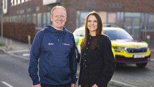 <p>Pictured at the launch of CRITICAL charity’s Christmas campaign are Dr Paul Campbell and Roscommon woman Olivia Hunt. Olivia suffered serious injuries when she was struck by a car outside a coffee shop in Waterford in 2023 and Dr Paul Campbell who volunteers with CRITICAL was one of the first responders to arrive at the scene. </p>