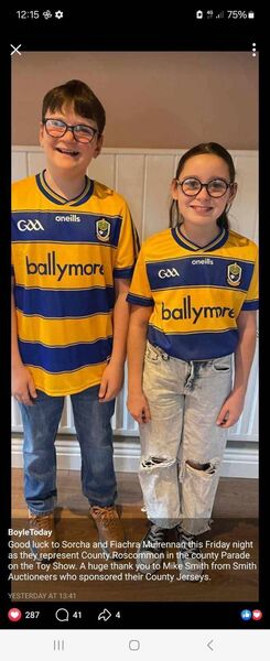 Sorcha and Fiachra Mulrennan.