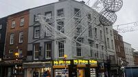 Falling masonry brings down Drogheda Christmas lights