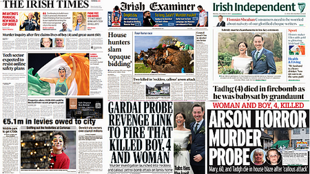 What the papers say: Monday's front pages