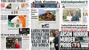 What the papers say: Monday's front pages