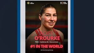 Roscommon boxer ranked No. 1 in the world