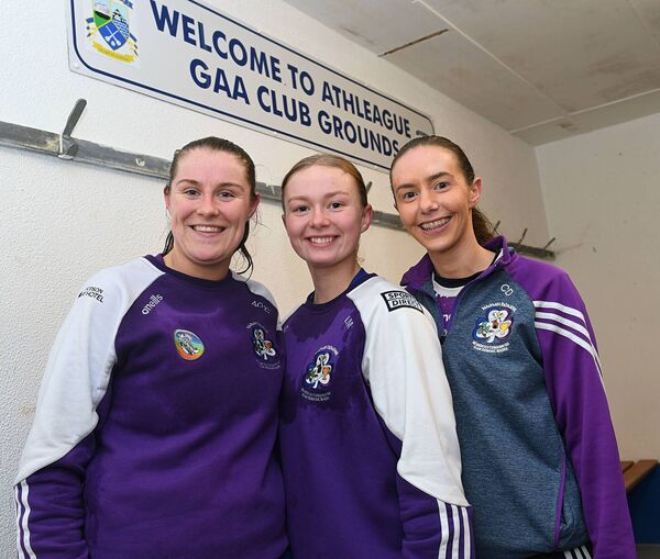 SPIRITS HIGH: Aimee O’Connor, Lilly Murray and Caroline Dowling looking forward to Saturday's decider in Ashbourne. Picture: Gerard O'Loughlin SPIRITS HIGH: Aimee O’Connor, Lilly Murray and Caroline Dowling looking forward to Saturday's decider in Ashbourne. Picture: Gerard O'Loughlin