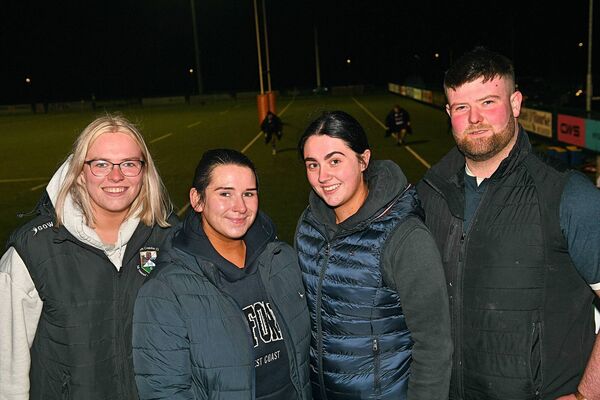 Kate Hanley, Emma Brandon, Zara Doyle and Paddy Fitzmaurice enjoying Saturday's J1A League game between Creggs and Connemara. Picture: Gerard O’Loughlin Kate Hanley, Emma Brandon, Zara Doyle and Paddy Fitzmaurice enjoying Saturday's J1A League game between Creggs and Connemara. Picture: Gerard O’Loughlin