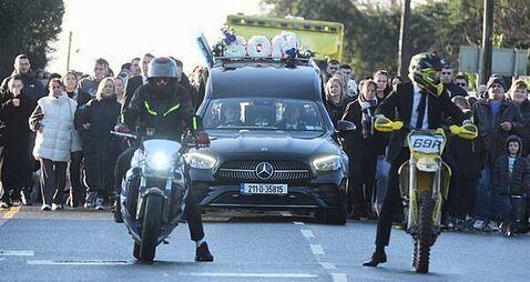 Tributes paid to four-year-old Tadgh Farrell killed in fire attack on home