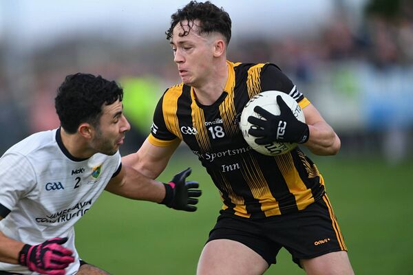 Shane McGinley and his Strokestown colleagues will face Derry champions, Glenullin, in an All-Ireland intermediate semi-final next month. Picture: Gerard O'Loughlin