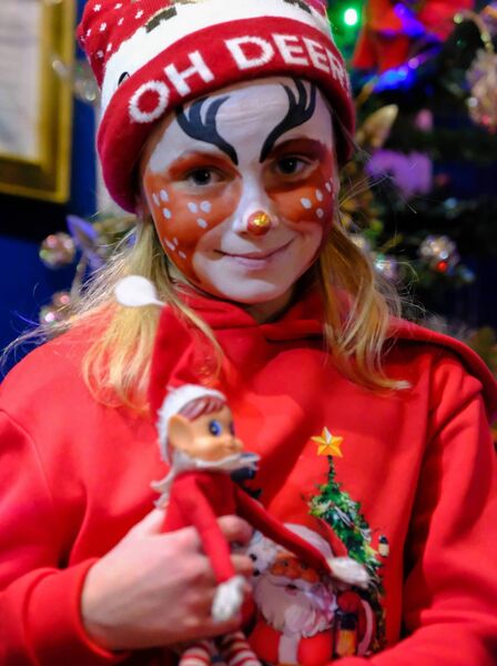 All smiles for Santa at the Arigna Mining Experience. Pic: David Knight All smiles for Santa at the Arigna Mining Experience. Pic: David Knight