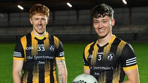 <p>Diarmuid McGann and Shane McGinley are heading for Ballyshannon for their All-Ireland semi-final against Derry outfit, Glenullin. Picture: Gerard O'Loughlin</p>