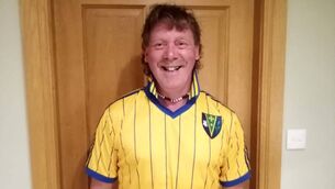 <p>Rossie superfan Paddy Joe Burke.</p>