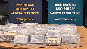 Two men and one woman arrested after cocaine worth €4m seized in Kildare and Wexford