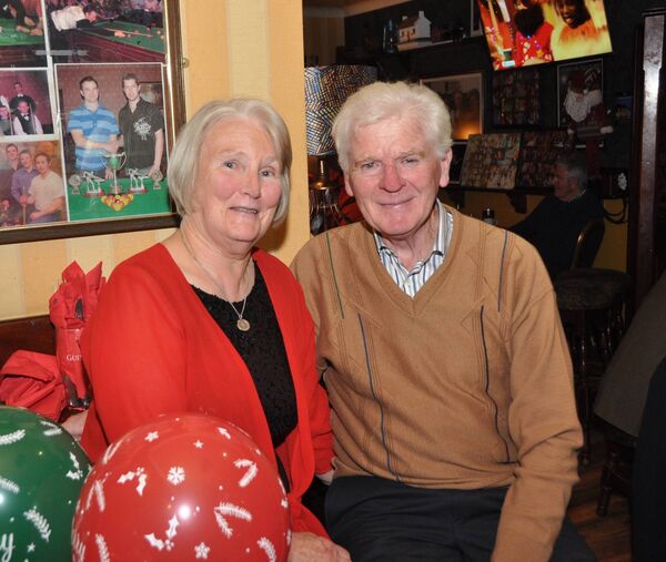 Jimmy and Mary Keane pictured at the recent Ballintubber senior citizens Christmas party. Pic: Liam Reynolds