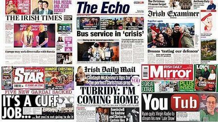 What the papers say: Saturday's front pages