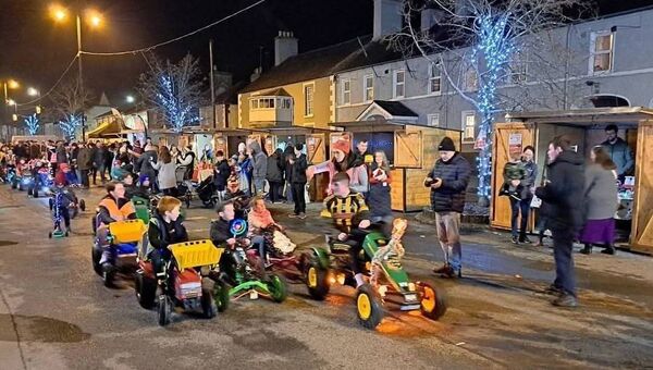 The Ickle Run, taking place today, December 21st in Strokestown, is a run for children who have received bikes, trikes, tractors and trucks for birthdays and from Santa in previous years. Last year saw 60 children participate and this year it is hoped to see even more.