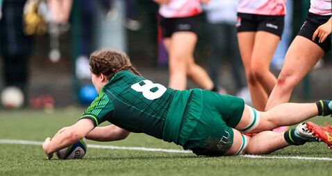 Local rugby player scores try in Irish rugby team’s win