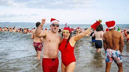 Hundreds brave the cold in Belfast to make a splash for charity