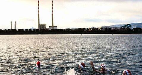 Christmas Day swimmers urged to stay safe and check sea conditions
