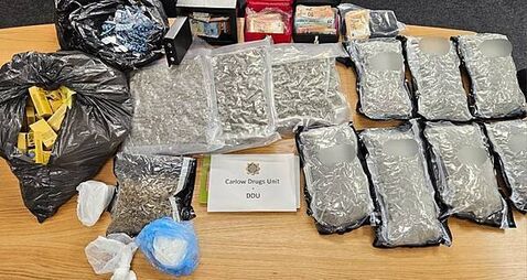 Man (30s) arrested after over €200k worth of drugs seized in Co Carlow