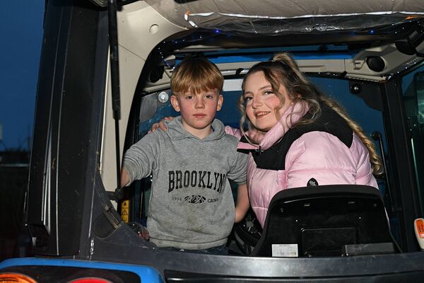 Blake Fahy and Abbey Brennan, Strokestown, pictured at a Tractor, Truck &amp; Vintage Run in Strokestown. Pic: Gerard O’Loughlin