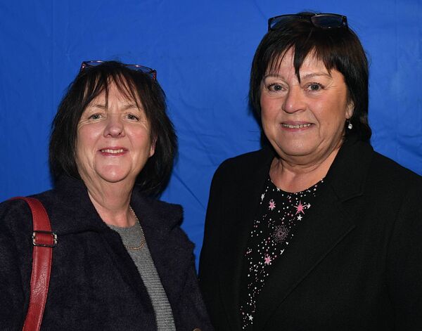Miriam O’Hara and Betty Forde, pictured at the Michael English concert in St. Bride’s Church, Ballintubber in aid of St. Croan's GAA Club. Pic: Gerard O’Loughlin Miriam O’Hara and Betty Forde, pictured at the Michael English concert in St. Bride’s Church, Ballintubber in aid of St. Croan's GAA Club. Pic: Gerard O’Loughlin
