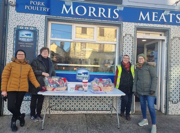 June, Valerie, Deirdre and Barbara, Elphin Tidy Towns doing the draw for the Tidy Towns Christmas hampers on Christmas Eve. June, Valerie, Deirdre and Barbara, Elphin Tidy Towns doing the draw for the Tidy Towns Christmas hampers on Christmas Eve.