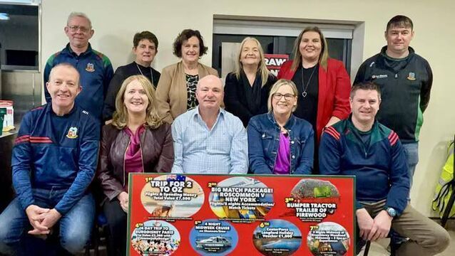 <p>The local committee that organised St. Michael's GAA Club's hugely popular super fuel and holiday draw. Back row (l-r): Kevin Guckian, Jenny Bruen, Nuala O'Hara, Linda McLoughlin, Louise Moran, Michael Noone. Front row (l-r): Mick Henry, Geraldine McMorrow, Conor McLoughlin, Agnes Dowd and Stephen McGuinness. Missing from the picture Mary, Eddie, Stephen and Brian. Picture: St. Michael's GAA Club</p>
