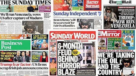 What the papers say: Sunday's front pages