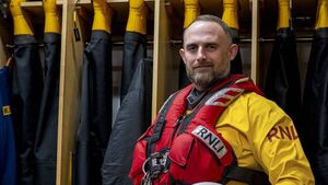 RNLI volunteer Liam a calming influence at the ‘Helm’