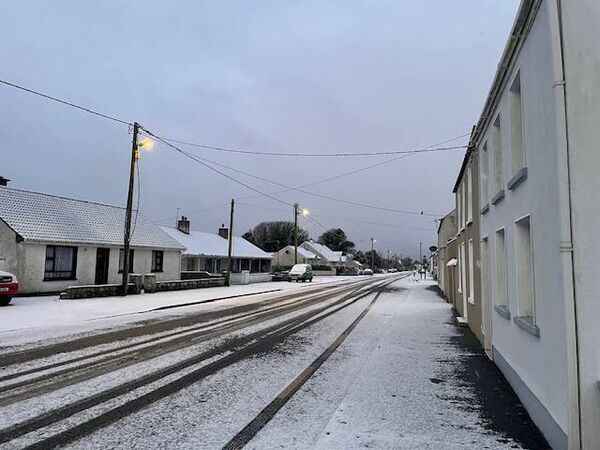 A snow white start to 2026 in Loughglynn. Pic: Joseph Black Photography 