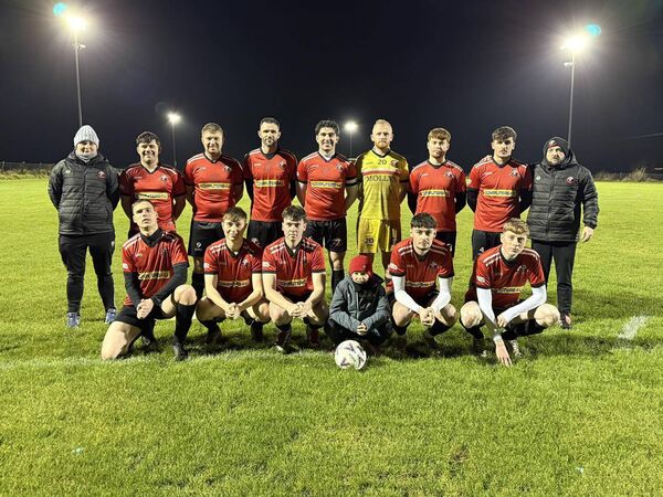 The Ballaghaderreen FC senior team. On Friday, January 2nd in PK Trailers RDFL First Division they played Kilkerrin Utd.