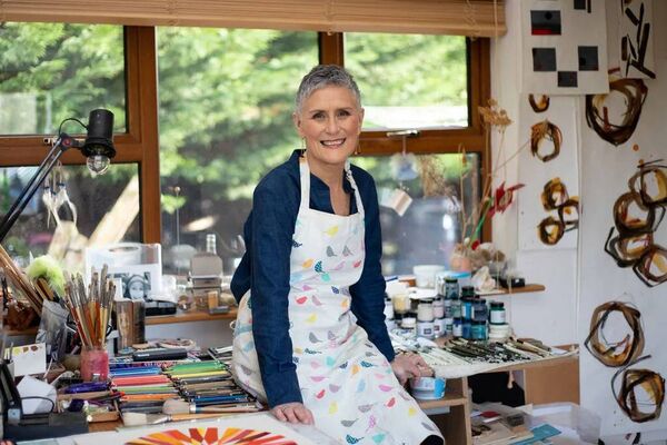 Rita Oates in her Roscommon studio
