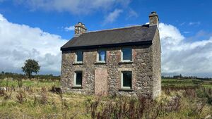 Stone built farmhouse in County Roscommon has full planning permission for extension