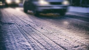 <p>Several secondary and local roads across the county are in a treacherous condition this evening, Friday, with black ice.</p>