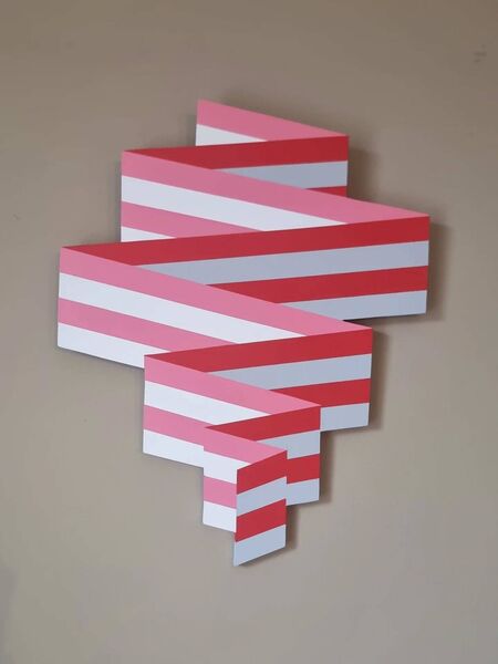 One of the pieces of work from Elphin artist Nickie Harrington currently on exhibition. 