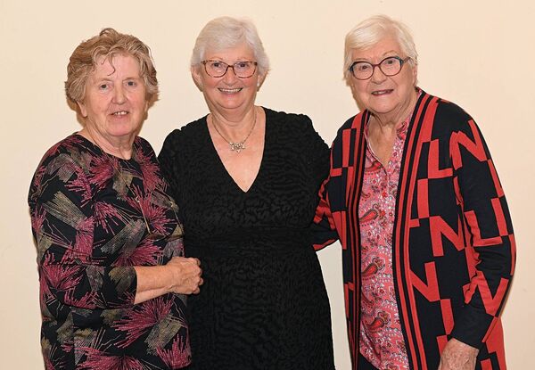 Ann Kelly, Mary Lyttle and Patricia Donlon, Strokestown, pictured at a recent cabaret night in the Percy French Hotel, Strokestown. Pic: Gerard O’Loughlin