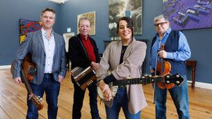 <p>Music Network brings Kevin Burke, Dermot Byrne, Noriana Kennedy and Jim Murray to King House in Boyle. Pic. Eamon Ward</p>