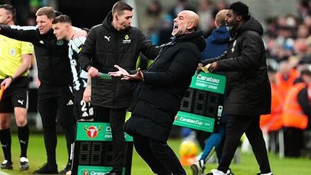Pep Guardiola angered by VAR during Man City’s cup semi-final win at Newcastle