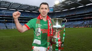 <p>MATCH WINNER: Frankie Dolan, celebrates with the Andy Merrigan Cup after kicking the winning score for St. Brigid's during the 2013 All-Ireland club senior football final against Ballymun Kickhams in Croke Park. </p>