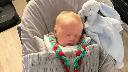 One of St. Brigid’s youngest supporters is ready for the big day