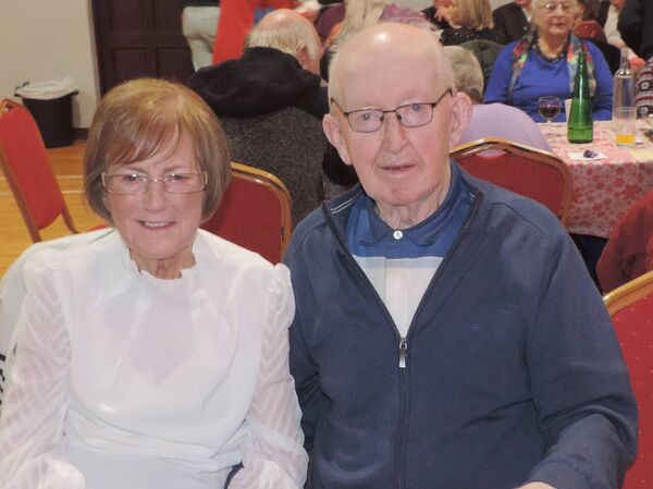 At the Kilmovee community dinner in Kilmovee Community Centre were Angela and Vincent Moran, Kilmovee. Pic: James Hunt Photography 