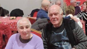 <p>At the Kilmovee community dinner were, Michelle and Malcolm Farrell, Ballaghaderreen. Pic: James Hunt Photography.</p>